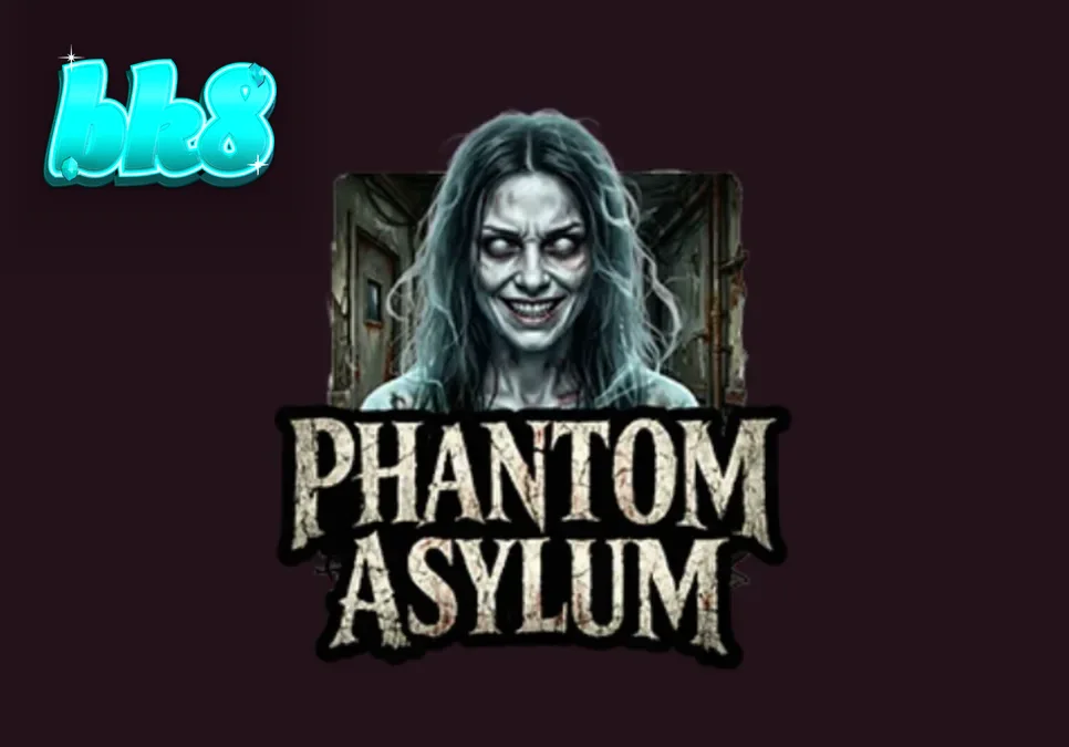 Tampilan visual mencekam dari slot Phantom Asylum dengan tema rumah sakit jiwa.